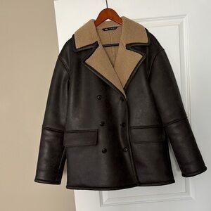 Zara double faced jacket